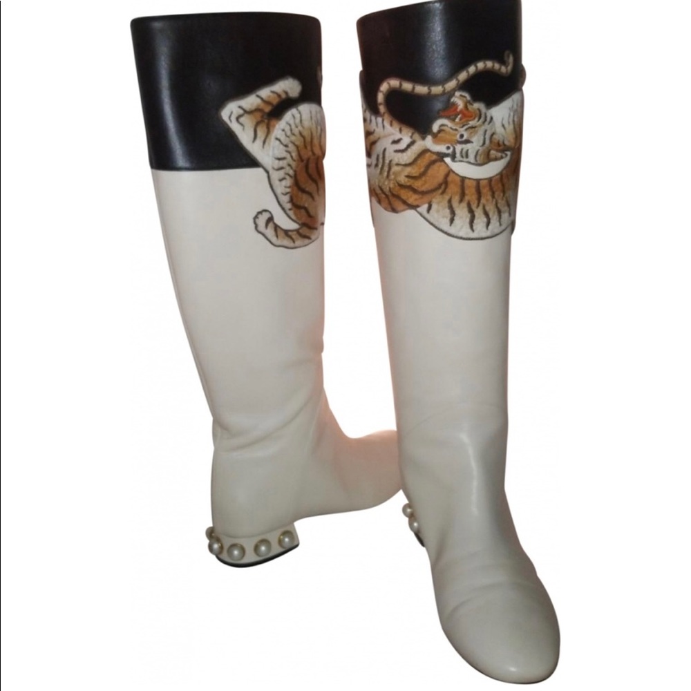 Gucci Tiger Shark Boots